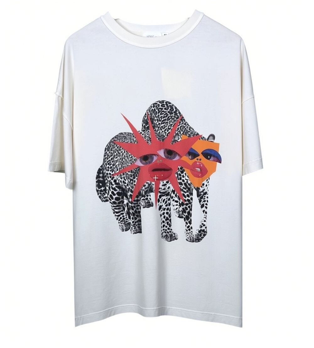 The Rad Black Kids x Em_Mart Glampard Men's Medium White Graphic T-Shirt NWT